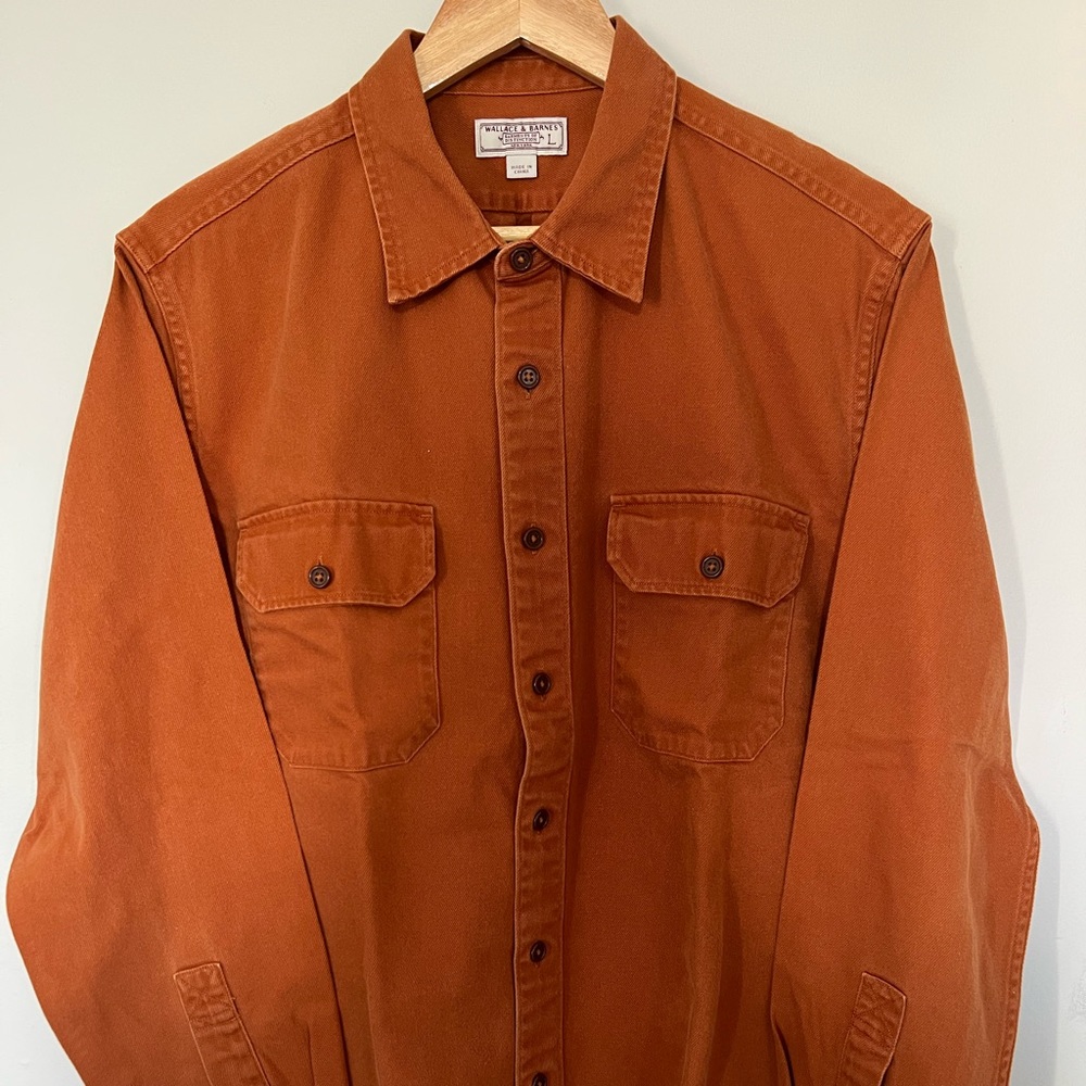 J.CREW Wallace & Barnes Twill Workshirt,